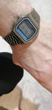 Reloj Digital de lujo para Hombre, pulsera de eslabones de acero inoxidable, de negocios, electrónico, a la moda