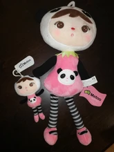 Metoo-Muñeca de juguete de felpa Keppel para niños, 22cm/17cm, Angela, regalos de Navidad, coche, decoración de Juguetes