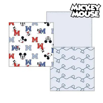

Muslin facecloth Mickey Mouse 75380 Blue (Pack of 3)