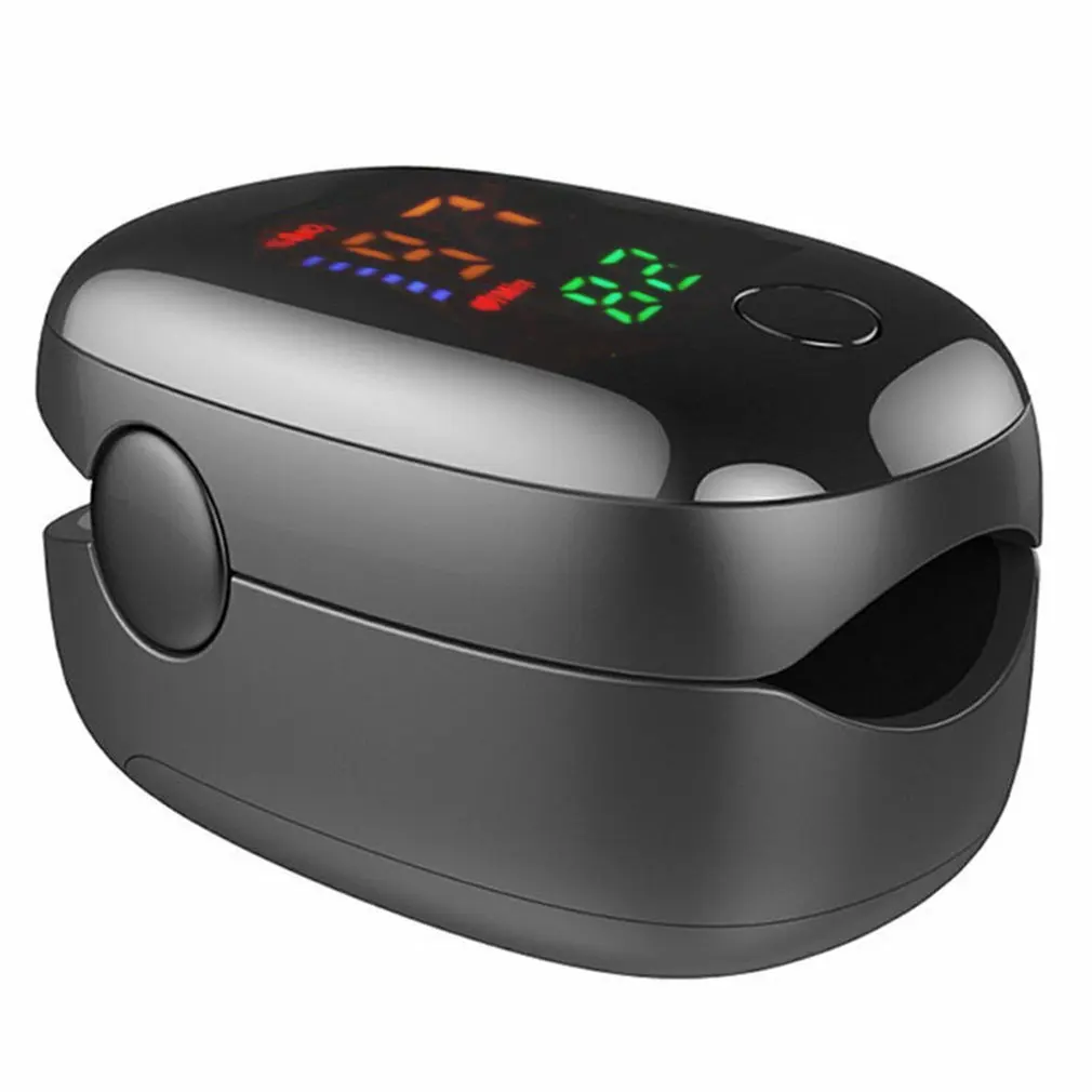 Finger Pulse Oximeter Medical Digital Finger Clip LED Screen Display SpO2 Heart Rate Monitor Blood Oxygen Saturation Meter