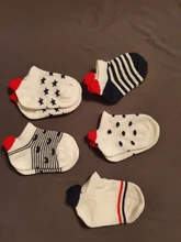 Calcetines cortos para bebé de 0 a 2 años, medias bonitas de malla de algodón con corazón rojo para niña, media blanca para recién nacido, 5 par/lote