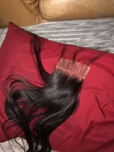 Extensiones de cabello humano con cierre de hueso, extensiones de cabello humano liso, con cierre, hecho a mano