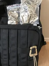 1/2/5 Uds Molle hebilla de mochila ganchos de mosquetón Nylon para exterior Camping bolsa percha gancho pinza EDC mosquetón de supervivencia de herramientas