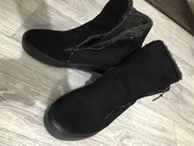 Botas de nieve con cremallera para mujer, zapatos cálidos de felpa para invierno, a la moda, tobilleras de marca, 2020