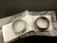 Anillos de silicona hipoalergénicos y flexibles para hombre, bandas de goma de 8mm de grado alimenticio FDA para dedo