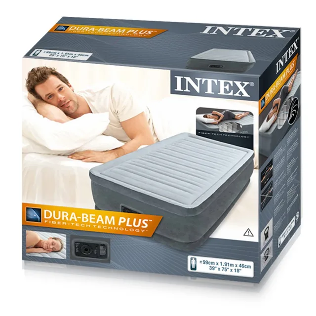 Colchón hinchable INTEX Dura-Beam Deluxe Comfort-Plush 152x203x56 cm