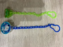 Clip para chupete de bebé, cadena de chupete de dibujos animados, cadena de niños, soportes de Clip, correa para chupete para niños pequeños, 1 Uds.