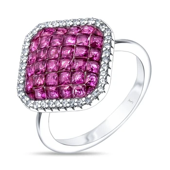 

Silver ring with cubic zircon