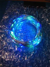 Christmas-Light Timer Decoration Led-String Copper-Wire-Garland Remote-Control Waterproof