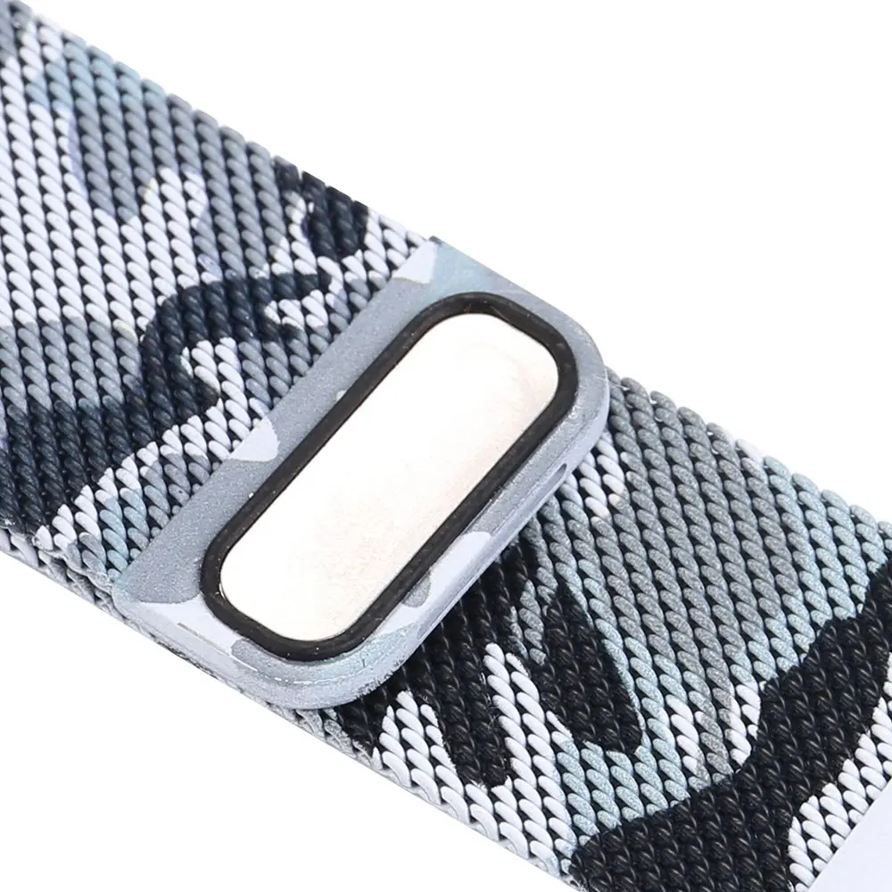 Ремешок Milanese Loop для Apple Watch 42 44 мм(Камуфляж Светло-серый