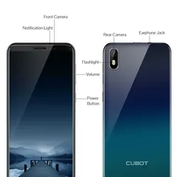 Cubot J5 смартфон на Android 5,5, четыре ядра, экран 9,0 дюйма, 2 Гб + 16 Гб