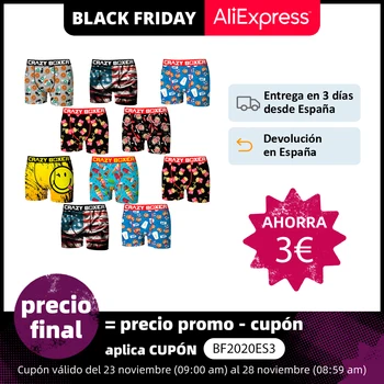 

Surprise assortment Pack 10 boxer shorts Crazy Boxer for men