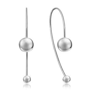 

585 sterling gold earrings, platinum brand, art. 02-4431-00-000-1120-42