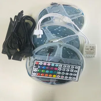 

LED Strip Lights 270LED with Remote-49.2ft Waterproof Flexible Tape Lights,IR 5050 RGB LED Light Strips Kit