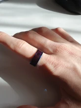 Anillo Digital de acero inoxidable para hombre, anillo inteligente con NFC, para teléfonos Android, con pareja funcional