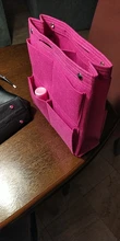 Bolsa de maquillaje multifunción, organizador de monedero de inserción de fieltro, bolsas de cosméticos de múltiples bolsillos en organizador de bolsos para moldeador de bolsos y bolsos de mano