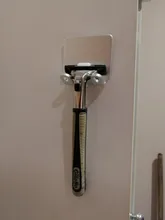 1 Uds hombres afeitadora de estilo nórdico ponche gratis para hombres titular de maquinilla de afeitar de almacenamiento gancho de accesorios de baño de aluminio del espacio