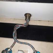 Basin Sink Faucet Mixers Mounted Deck Single-Hole-Tap Hot-Cold-Water-Tap Brass Bathroom