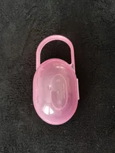 Caja sólida para chupete de bebé, contenedor de chupete, caja de almacenamiento de viaje, Soporte seguro, caja de plástico, 1 Uds.