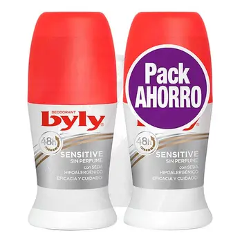 

Roll-On Deodorant Sensitive Byly (2 uds)