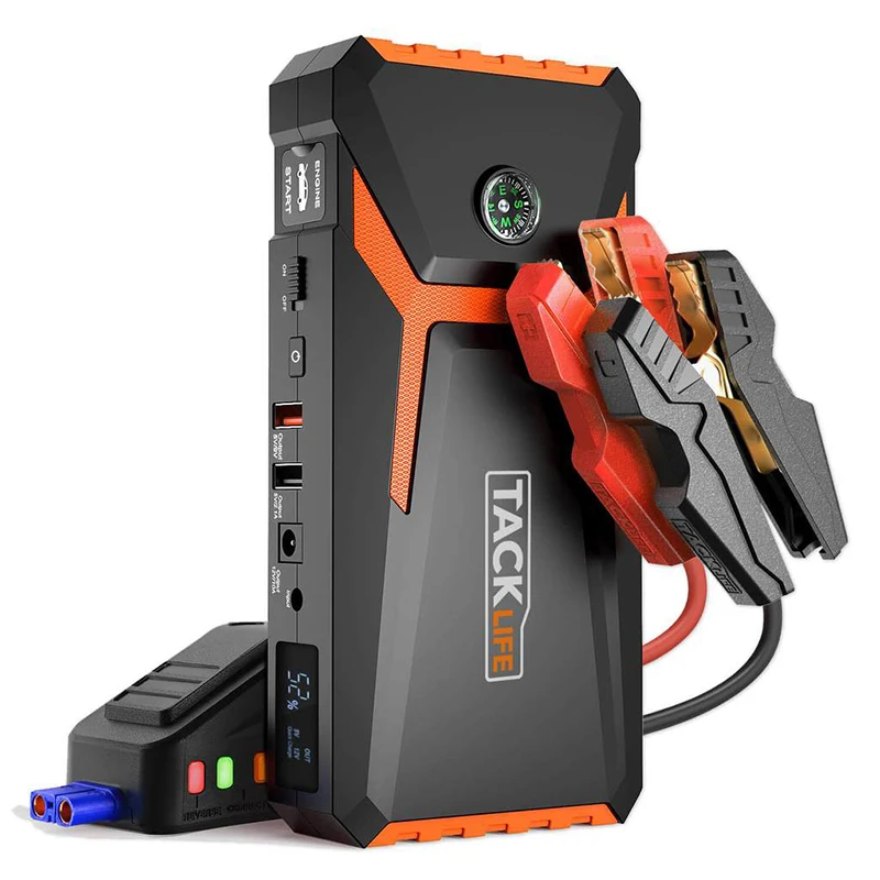 noco boost plus TACKLIFE T8 18000mAh Car Jump Starter Power Bank 12V 800A Auto Starting Device Emergency Starter Battery for Car Dual USB Ports noco gb40 Jump Starters