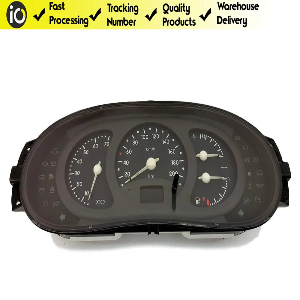 

Speedometer/Instrument Cluster for Clio 2 II MK2 Phase 1 Hatcback 7700410434 Fast Shipment From Warehouse