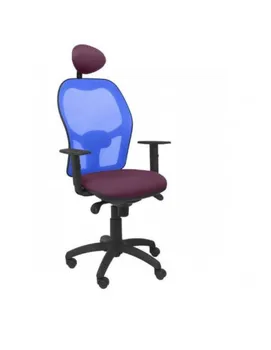 

CHAIR OPERATIONAL JORQUERA MESH BACKING BLUE FABRIC BALI PURPLE WITH HEADBOARD