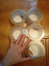 6 Rollos Cinta Adhesiva Marrón 48mm*100M para paquetes, transporte, Extrafuerte y Resistente Cinta Embalar adhesiva precinto