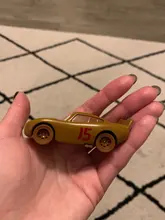 Disney-Coche de juguete de Pixar Cars 3, Rayo McQueen, Jimbo, fundido a presión, 1:55, suelto, nueva marca en Stock y envío gratis