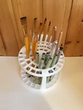 Soporte portátil para pincel de pintura, suministros de pintura para escritorio de estudiante, organizador, 49 agujeros, nuevo