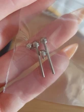 Barra de resorte de tubo de tornillo de reloj de oro rosa para reloj