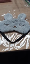 Máscara de ojo de Animal de peluche para dormir, parche para los ojos, venda para los ojos, conejo, viaje, dibujos animados, Ojo de siesta, sombra, herramientas para el cuidado de los ojos, 1 unidad