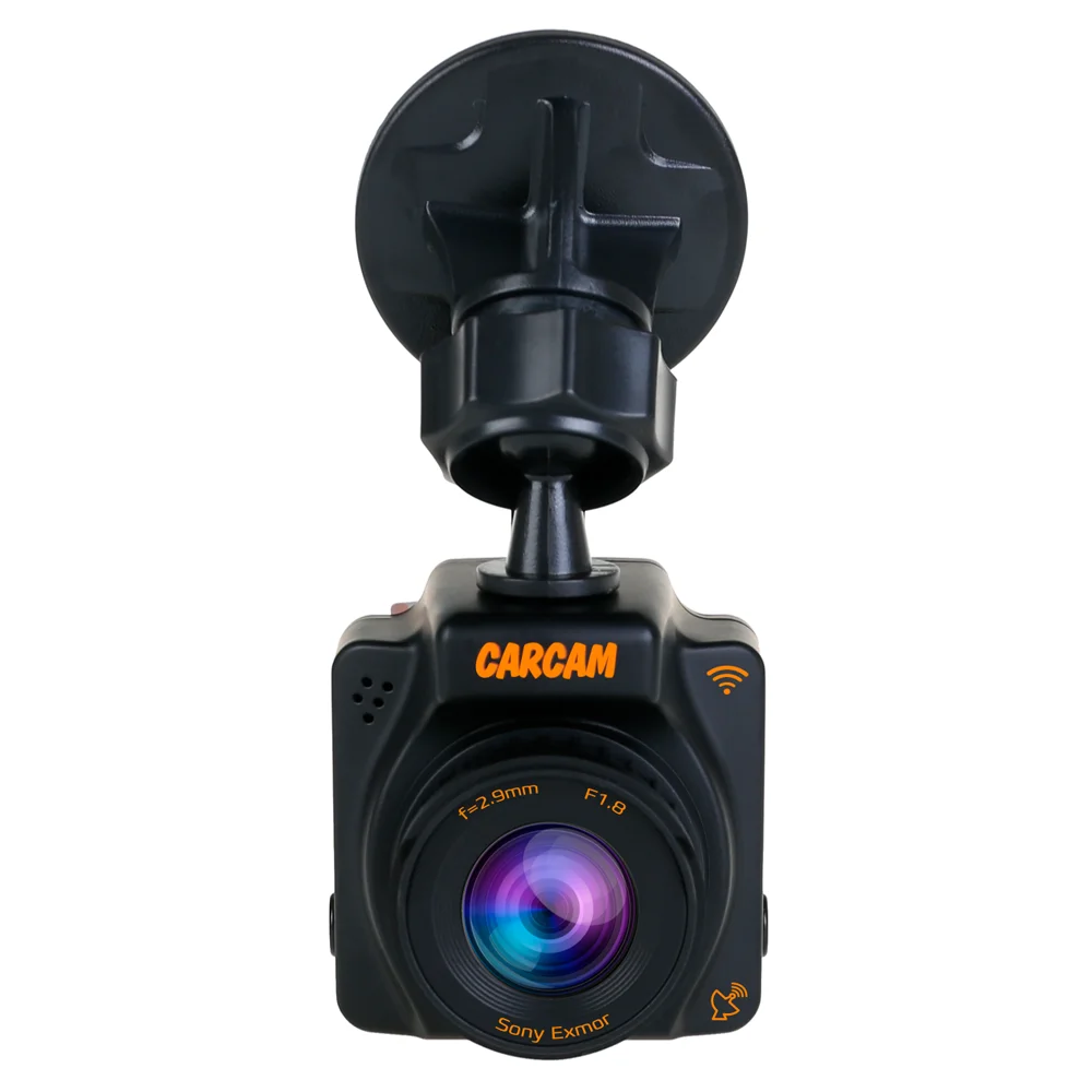 CARCAM R2 компактный DVR Full HD автомобильный видеорегистратор с Wi-Fi и GPS