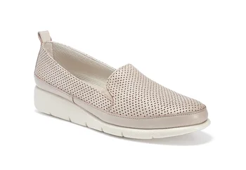 

FRAU Flexible perforated leather slip-ons