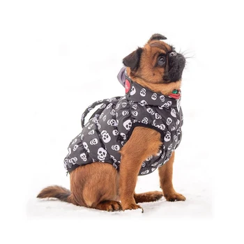 

Autumn Winter waterproof Warm Lined clothes vest for dogs