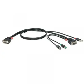 

KVM cable series COMBO VGA USB - PS/2 for SWITCH,