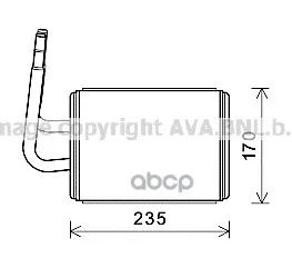 

Radiator heater Mazda 6 estate/wagon 2.0 citd * '05-'07 Ava art. mza6268