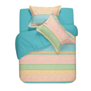 

NAF-NAF duvet cover 100% cotton print Evanie - 240x260 cm-Turquoise