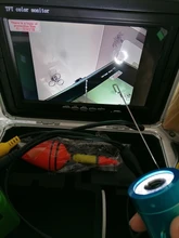 HUYIN-Cámara de pesca submarina, pantalla de 7 pulgadas, bajo el agua, HD, Detector de peces para hielo/Mar