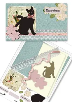 

Set for creating a postcard art. Nabcard (23 Kitty)