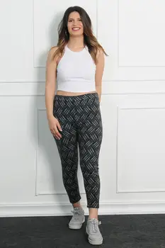 

Sans Textile Women 'S Black Thick Lycra Fabric Pants 65 N15863
