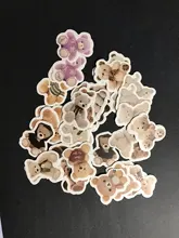 Mr.paper 40 unids/bolsa, 8 diseños, estilo Ins, artículos pequeños, Serie de pegatinas pequeñas lindas, cuenta con la mano, pegatinas de decoración de Material DIY