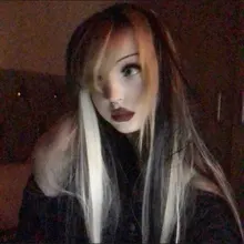 Eunice-Pinzas largas y lisas de 22 pulgadas para mujer, postizo de pelo sintético resistente al calor, color blanco, rojo, morado y rosa