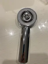 Shower-Head Chrome-Booster Water-Saving Handheld Double-Sided High-Pressure Dual-Function