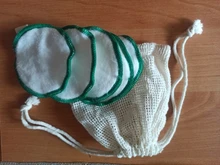 Almohadillas de algodón de bambú reutilizables, almohadilla lavable para quitar maquillaje, limpiador de piel Facial Suave, herramienta de belleza para el cuidado de la piel, 5/8/25 Uds.