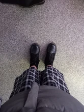 Pantalones holgados con cintura elástica para mujer, pantalón Vintage a cuadros, coreano, Harajuku, de cintura alta, informales, Retro, de pierna ancha, 2021