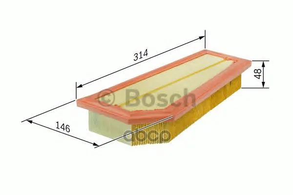 Фильтр Воздушный Bosch арт. F026400134