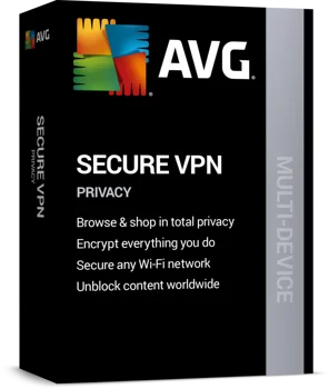 

AVG Secure VPN 2020 Multi-device | 5 devices | 1 year