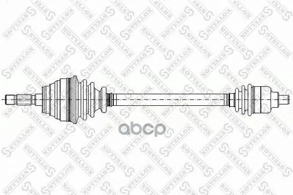 158 1051-Sx_привод Правый! 44z Abs Renault Megane/Scenic 1.9dci/Dti 99-02 Stellox 1581051sx Stellox арт. 1581051SX