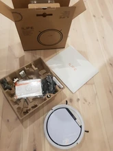 ILIFE V3s Pro Robot Aspirador 600pa succión máquina ideal para los pelos de mascotas anti-colisión y auto-carga